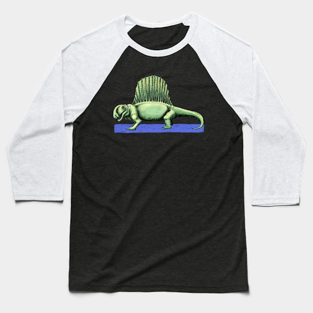 Dimetrodon Baseball T-Shirt by szieser